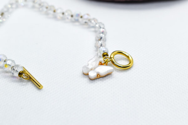 Crystal Golden Bracelet- Butterfly Motif - Image 2