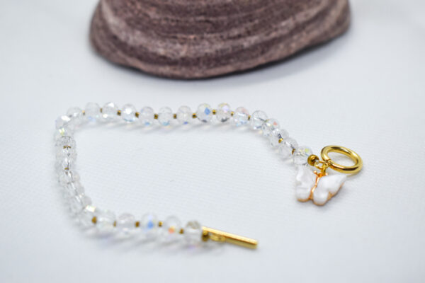 Crystal Golden Bracelet- Butterfly Motif - Image 4
