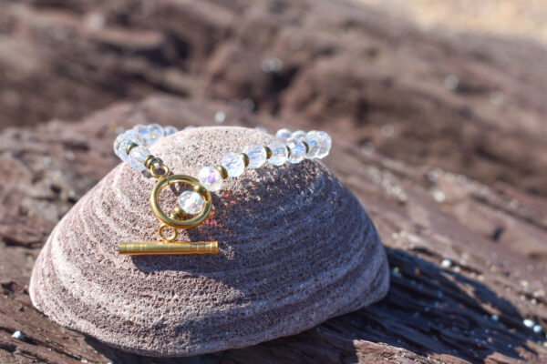 Crystal Beads Bracelet - Golden Touch - Image 4