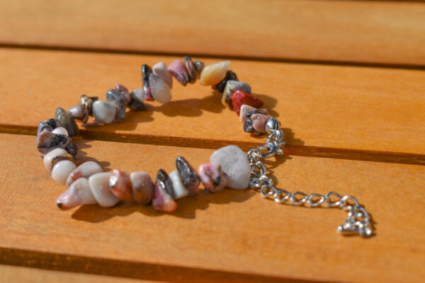 Natural Crystal Chip Bracelet - Image 6
