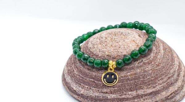 Emerald Dainty Charm Bracelet