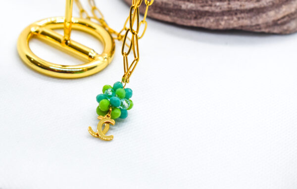Tropical Paradise Golden Charm Jewellery Set - Image 4