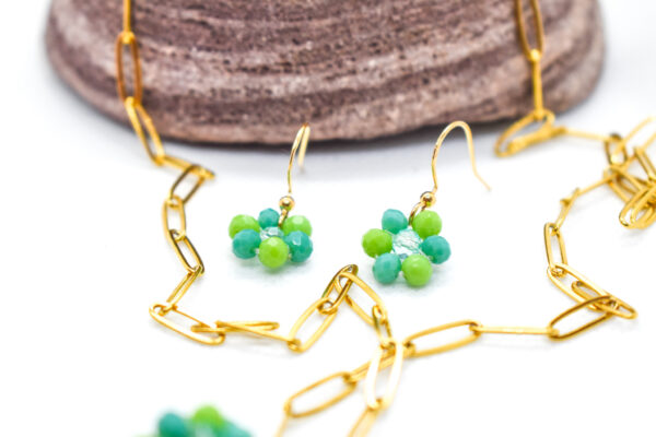 Tropical Paradise Golden Charm Jewellery Set - Image 3