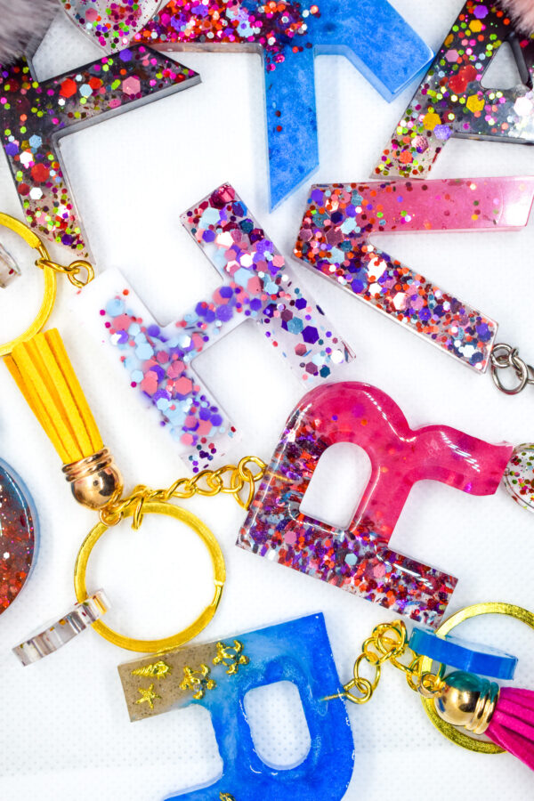 Letter Key Chain with Charm (Theme Based) - Image 7