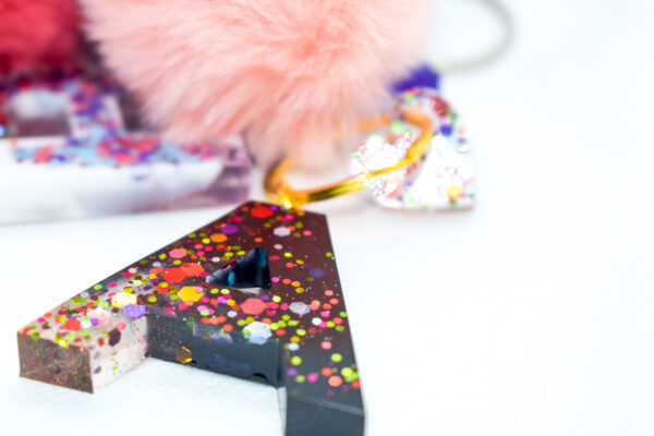 Letter Key Chain with Charm (Theme Based) - Image 11