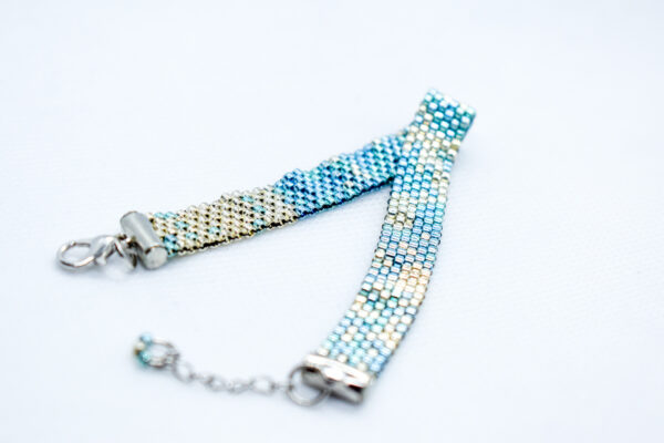 Hand-crafted Beaded Flat Bracelet - Image 7