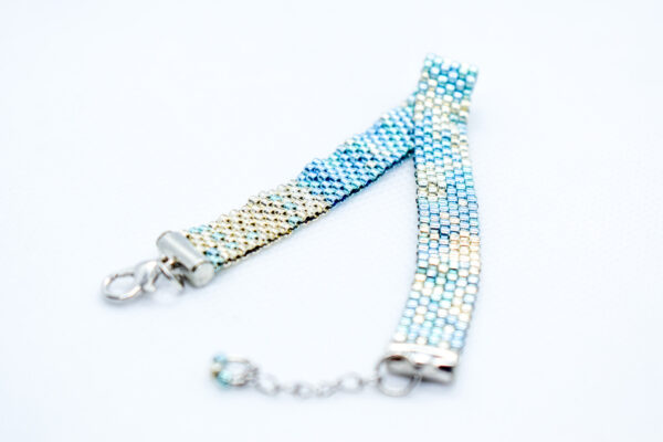 Hand-crafted Beaded Flat Bracelet