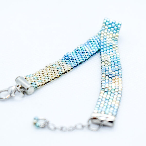 Hand-crafted Beaded Flat Bracelet