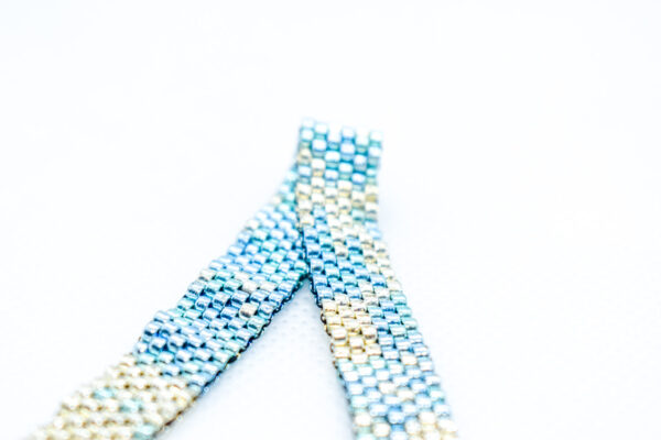 Hand-crafted Beaded Flat Bracelet - Image 5