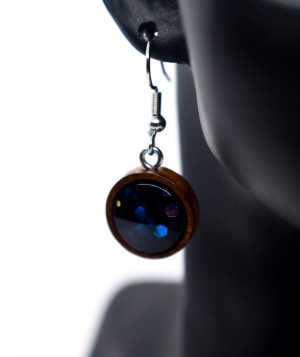 Wood Base Drop Earring (Pair) - Image 6