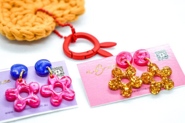 Floral Earrings Dangle