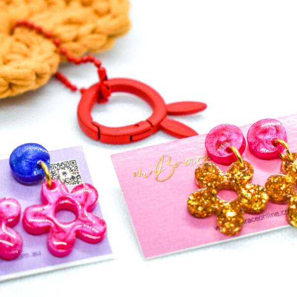 Floral Earrings Dangle