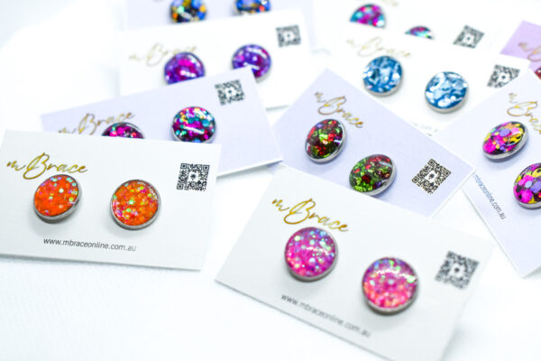 Sparkly Studs (Round) 8mm - Image 7