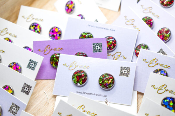 Sparkly Studs (Round) 8mm - Image 9