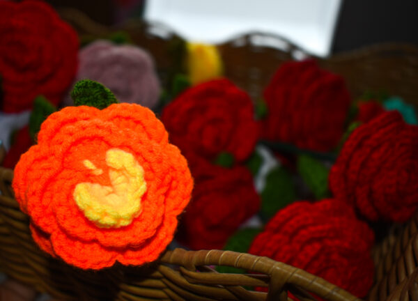 Hand-crafted Crochet Rose Stem - Image 6